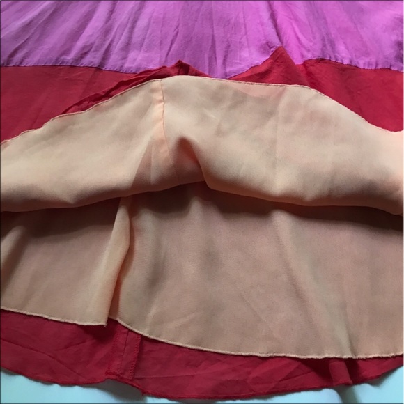 Philip DiCaprio color block Silk Dress - Picture 7 of 7